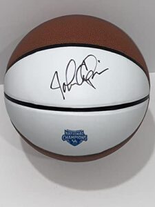 john calipari signed basketball kentucky wildcats 2012 national champs jsa coa - autographed college basketballs