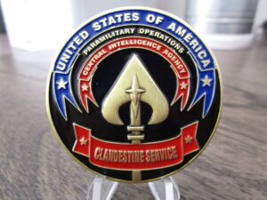 central intelligence agency covert special operations clandestine service lethal humint cia challenge coin