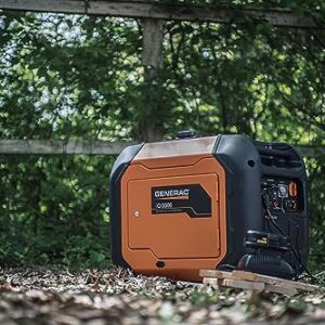 Generac 7127 iQ3500 3,500-Watt Gas-Powered Portable Inverter Generator - Durable, Lightweight Design with Parallel Capability - Speed Selection for Quiet Performance or Maximum Power - CARB Compliant