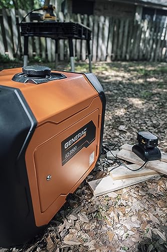 Generac 7127 iQ3500 3,500-Watt Gas-Powered Portable Inverter Generator - Durable, Lightweight Design with Parallel Capability - Speed Selection for Quiet Performance or Maximum Power - CARB Compliant