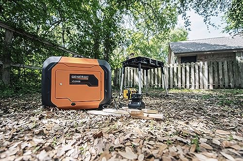 Generac 7127 iQ3500 3,500-Watt Gas-Powered Portable Inverter Generator - Durable, Lightweight Design with Parallel Capability - Speed Selection for Quiet Performance or Maximum Power - CARB Compliant