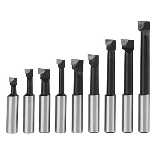 2" Boring Head Set 12 Pcs Carbide Boring Bars MT2 -M10 F1-12 50mm Boring Head with 9pcs 12mm Boring Bars Milling Machine Accessories