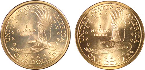 2000 P&D Sacagawea Native American Dollar 2 Coin Set BU Uncirculated $1