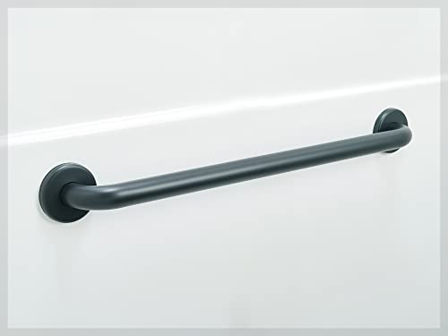 Matte Black 42" Grab Bar for Bathroom Shower Toilet - ADA Safety Handrail/304 Stainless Steel/Smooth