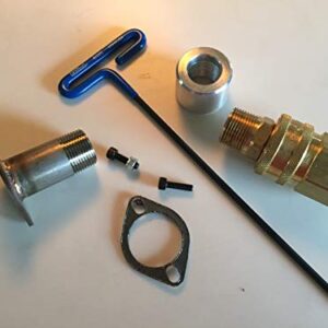 GenExhaust for Honda EU3000iS Generator 1-1/2" Quick Disconnect Silicone Exhaust Extension 2 Foot Length