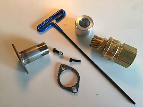 GenExhaust for Honda EU3000iS Generator 1-1/2" Quick Disconnect Silicone Exhaust Extension 2 Foot Length