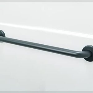 Matte Black 24" Grab Bar for Bathroom Shower Toilet - ADA Safety Handrail/304 Stainless Steel/Smooth