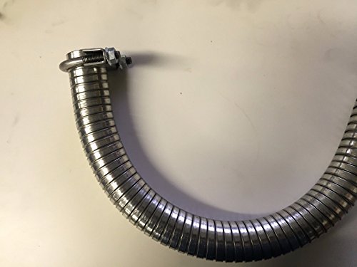 GenExhaust for Honda EU3000iS Generator 1" Steel Exhaust Extension 3 Foot Length.