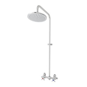 Speakman SC-1240-LH Commander Exposed Indoor/Outdoor Shower System with Extended Arm, Polished Chrome