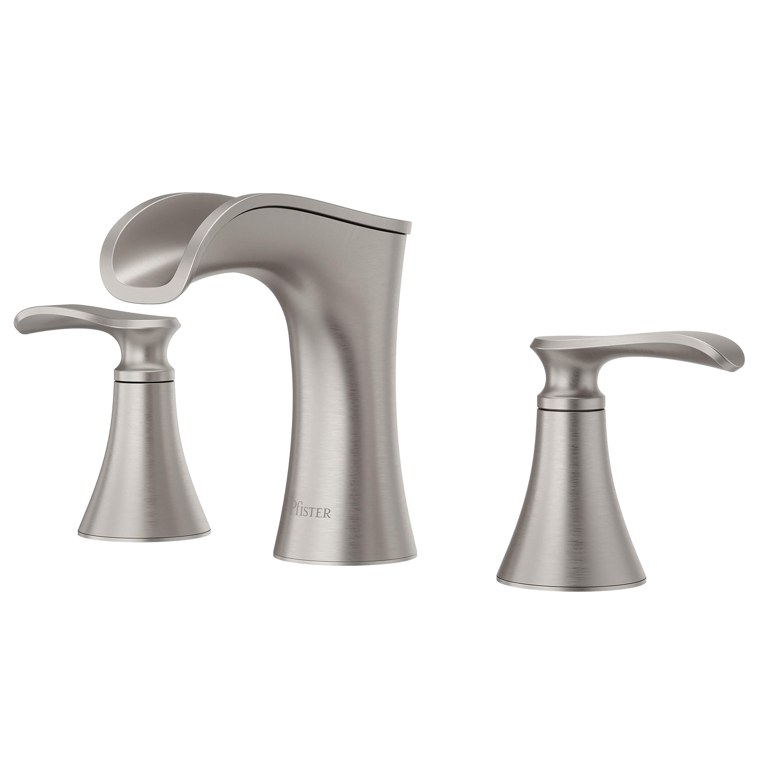 Pfister Jaida Bathroom Sink Faucet, 8-Inch Widespread, 2-Handle, 3-Hole, Spot Defense Brushed Nickel Finish, LF049JDGS