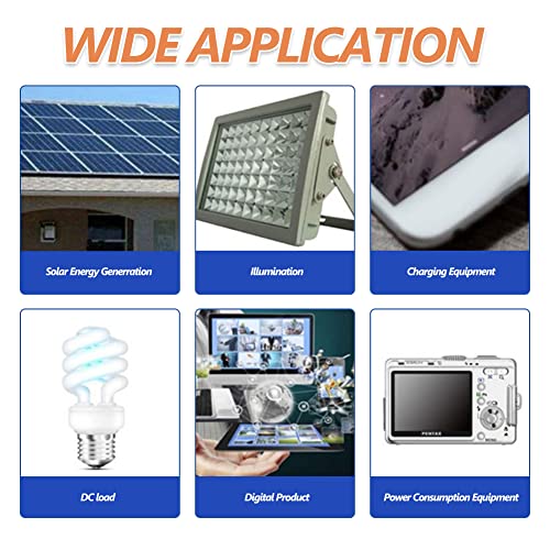 MPPT Solar for CHARGER Controller- Solar Panel Battery Regulator LCD Display with Dual USB Port Display 12V/24V Safe Protection(30A)