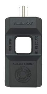 southwire 60040s line splitter, ul listed, black
