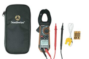 southwire - 65031640 clamp meter; 400a ac/dc 21530t;black/brown