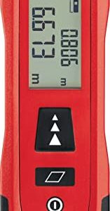 Hilti PD-S Laser Distance Meter 60M/197ft, Handheld Range Measure Meter Rangefinder Diastimeter with Area Measurement, Range Finder Highlight Display Measuring Tool