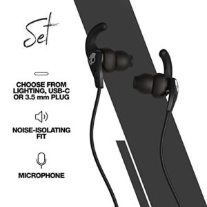 Skullcandy Set In-Ear Wired Earbuds, Microphone, Works with Bluetooth Devices and Computers - Black (Discontinued by Manufacturer)