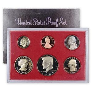 1981 proof set type 1 u.s. mint original government packaging ogp collectible