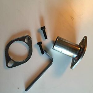 GenExhaust Compatible with Honda EU6500iS/EU7000iS Generator 1" Steel Exhaust Extension 5 Foot Length.