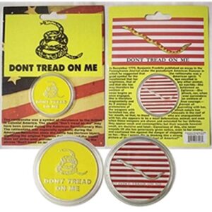 revolutionary war don't tread on me collectible coin medallion