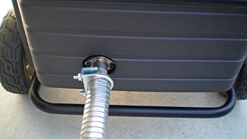 GenExhaust compatible with Honda EU6500iS/EU7000iS Generator 1-1/2" steel exhaust extension 2 foot length