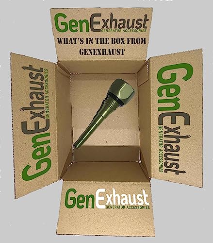 GenExhaust Compatible with Champion 2000/2500 Watt Inverter Generator - EASY USE MAGNETIC OIL DIPSTICK