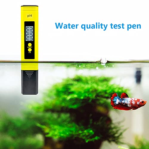 PH Meter, Digital PH Tester Portable Water Quality Tester with 0-14 PH Measurement Range,Pool,Aquarium, Wine, Hydroponic