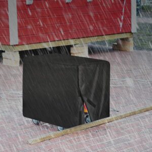NEXCOVER Waterproof Universal Generator Cover - Weather/UV Resistant Cover 32 x 24 x 24 inch, for Most Portable Generators 5000-10000 Watt, Black