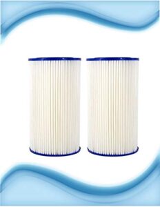 cfs – 2 pack pleated water filter cartridges compatible with s1-bb models – remove bad taste & odor – whole house replacement water filter cartridge, 20 micron - white