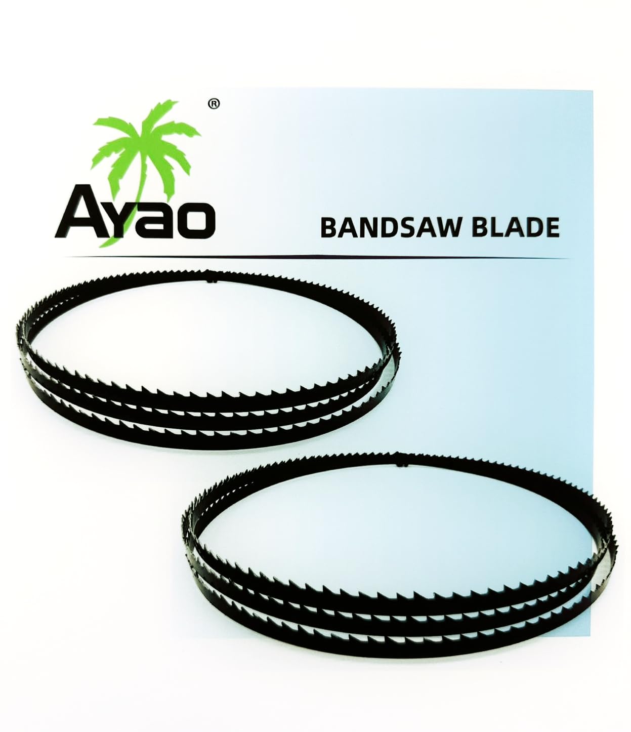 AYAO 72-Inch Band Saw Blade X 1/8-Inch X 14TPI to Fit 10" Delta 28-140, 10" Wen Band Saw and 11" Shopsmith, 2 Pack