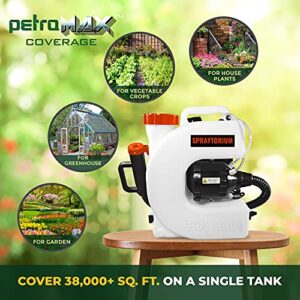 PetraTools Electric Disinfecting Fogger Backpack Sprayer - 4 Gallon Mist Blower with Extended Commercial Hose for Sanitation Spraying & Pest Control - Disinfection Fogger (Backpack Sprayer)