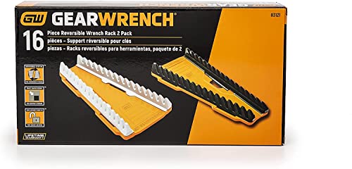 GEARWRENCH 2 Pc. Reversible Wrench Rack, 16 Slot - 83121
