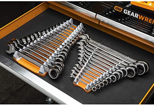 GEARWRENCH 2 Pc. Reversible Wrench Rack, 16 Slot - 83121