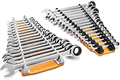 GEARWRENCH 2 Pc. Reversible Wrench Rack, 16 Slot - 83121