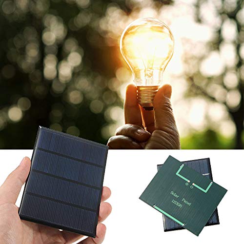 Comidox 1.5W 12V Mini Solar Panel Solar Drop Glue Voard Polycrystalline Silicon Board DIY Solar Panels Cell Module Charger 1Pcs