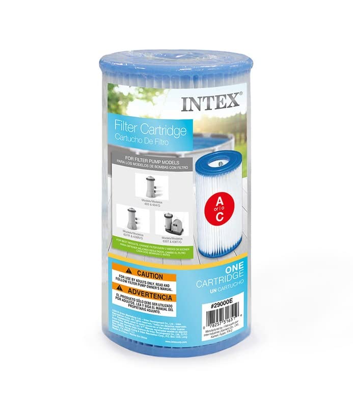 Intex 29000 Swimming Pool Easy Set Type A Replacement Filter Pump Cartridge (3 Pack)