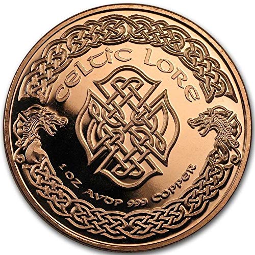 Jig Pro Shop Celtic Lore Series 1 oz .999 Pure Copper Round/Challenge Coin (Banshee)