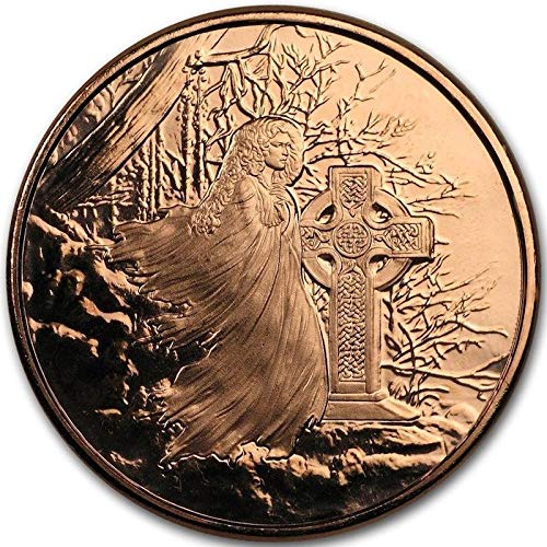 Jig Pro Shop Celtic Lore Series 1 oz .999 Pure Copper Round/Challenge Coin (Banshee)