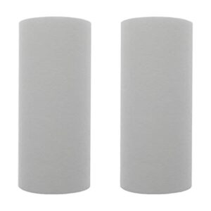 tier1 10 micron 10 inch x 4.5 inch | 2-pack spun wound polypropylene whole house sediment water filter replacement cartridge | compatible with hydronix sdc-45-1010, sdf-45-1010, home water filter
