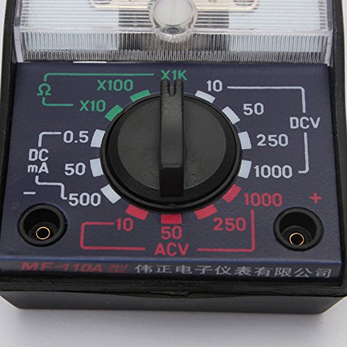 ChgImposs Analog Multimeter Electric AC/DC Current OHM Decibels Voltage Voltmeter Ammeter with Test Leads