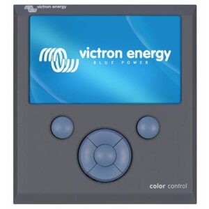 victron energy color control gx, panels and system monitoring