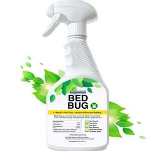 Cosyworld Bed Bug Killer, Fast and Sure Kill with Extended Residual Protection Bug Spray, Organic Insect Killer & Natural Roach Spray & Non-Toxic Ant Killer, Child & Pet Friendly-22 oz