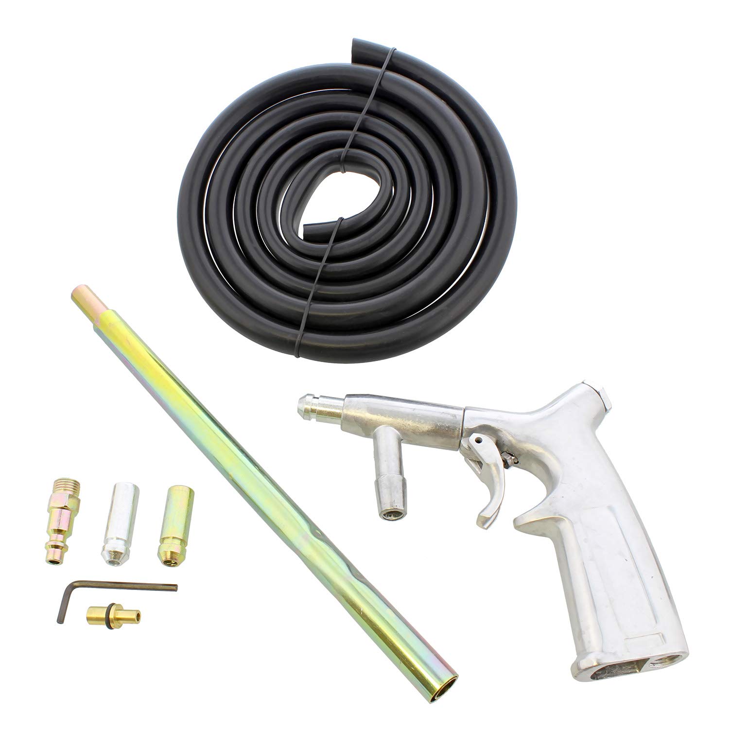 ABN Sandblaster Gun Kit – 7 Piece Pressure Washer Sandblasting Kit – Handheld Portable Sandblaster Kit