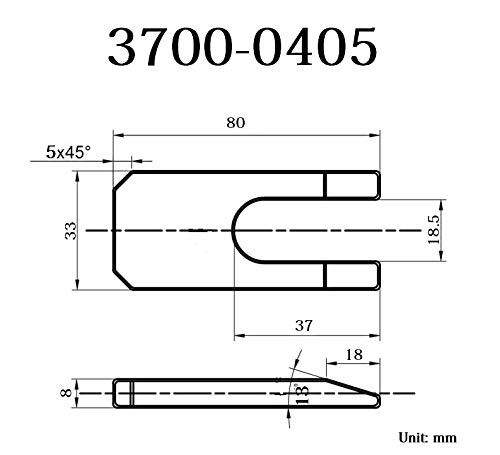 HHIP 3700-0405 JT6 or JT33 Drill Chuck Removal Wedge Set