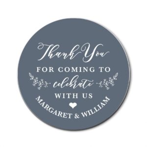 Wedding Thank You Stickers, Favor Stickers, Custom Thank You Labels, Personalized Thank You Stickers, Welcome Bag Sticker, F9:15