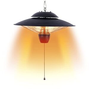 donyer power 1500w electrical patio heater, ceiling mounted, outdoor or indoor use
