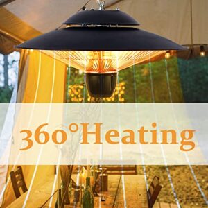 DONYER POWER 1500W Electrical Patio Heater, Ceiling Mounted, Outdoor or Indoor Use