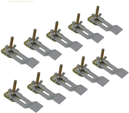 Undermount Sink Clips, Sink Brackets, Epoxy Sink Clips - 10 Pack Kit - Kitchen & Bathroom Sink Supports