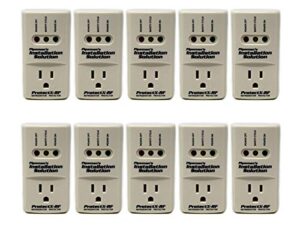 10 pack 1800 watts refrigerator voltage protector brownout surge appliance (new model)