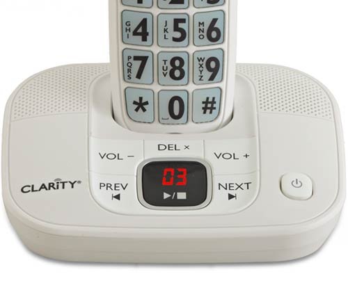 Clarity D714 Moderate Hearing Loss Cordless Phone with D704HS Expandable Handsets (D714 with (2) D704HS)