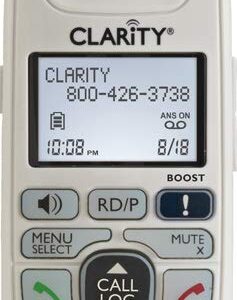 Clarity D714 Moderate Hearing Loss Cordless Phone with D704HS Expandable Handsets (D714 with (2) D704HS)