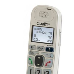 Clarity D714 Moderate Hearing Loss Cordless Phone with D704HS Expandable Handsets (D714 with (2) D704HS)